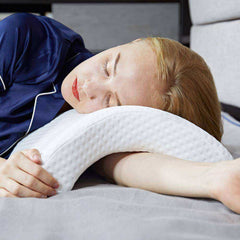 Curved Slow Rebound Memory Anti Pressure Foam Couple Pillow