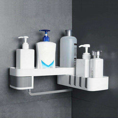 Creative Kitchen Storage & Bathroom Shampoo Corner Shower Shelf