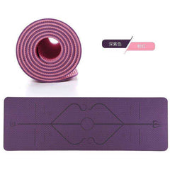 Position Line Yoga Mat