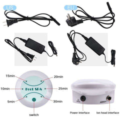 Foot Spa Detox Machine Ion Heavy Metal Portable Bubble Cleanse Kit (No Basin)