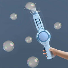 Elastic Electric Smoke Bubble Blower Children Toys - Awakening Aesthetics