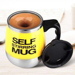 Electric Hot Automatic Self Stirring Coffee Milk Smart Stainless Steel Mug - Awakening Aesthetics