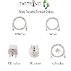 White Earthing Emf Protection Baby Bed Sheet with 1 Pillow Case