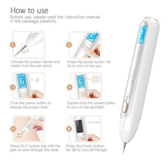 Portable LCD Skin Laser Plasma Pen