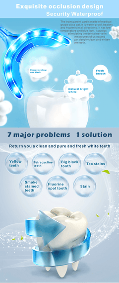 Cold Blue Light LED Tooth Whitening Kit