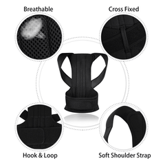 Adjustable Back Posture Corrector Brace Support Belt