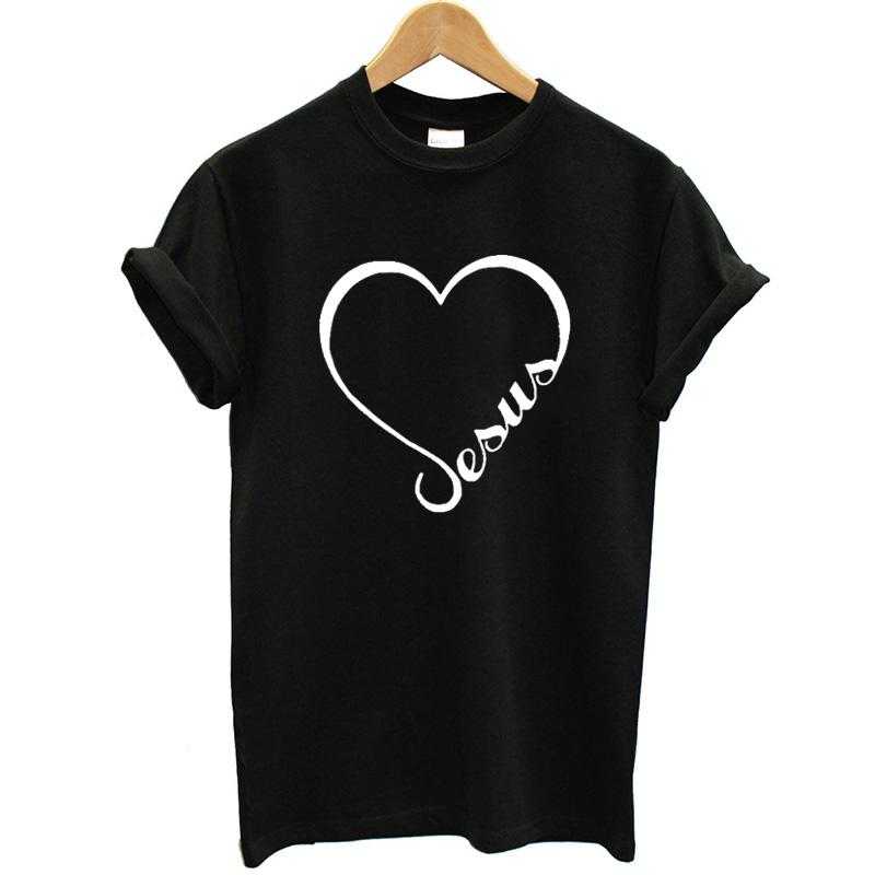 Love Heart Jesus Faith T Shirt - Awakening Aesthetics
