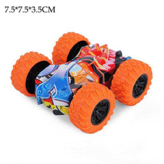 Mini Inertial Off-Road Plastic Friction Stunt Pullback Children Toy Car for boys - Awakening Aesthetics