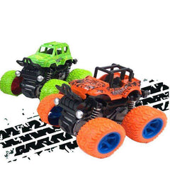 Mini Inertial Off-Road Plastic Friction Stunt Pullback Children Toy Car for boys - Awakening Aesthetics