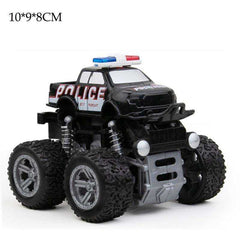 Mini Inertial Off-Road Plastic Friction Stunt Pullback Children Toy Car for boys - Awakening Aesthetics
