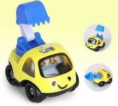Mini Inertial Off-Road Plastic Friction Stunt Pullback Children Toy Car for boys - Awakening Aesthetics