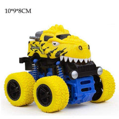 Mini Inertial Off-Road Plastic Friction Stunt Pullback Children Toy Car for boys - Awakening Aesthetics