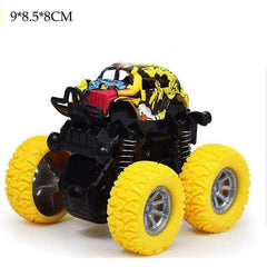 Mini Inertial Off-Road Plastic Friction Stunt Pullback Children Toy Car for boys - Awakening Aesthetics