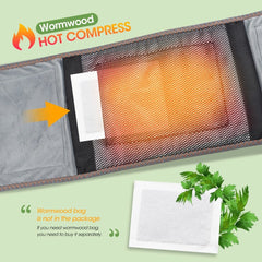 New 2023 Dual Infrared Light Heating Massage Decompression Waist Belt With Digital Display - Awakening Aesthetics