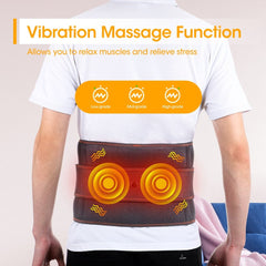 New 2023 Dual Infrared Light Heating Massage Decompression Waist Belt With Digital Display - Awakening Aesthetics