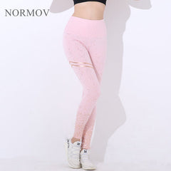 New Hotsale Women Gold Print Leggings No Transparent Exercise Fitness Leggings Push Up Workout Female Pants - Awakening Aesthetics