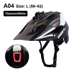 New LED Light Rechargeable Cycling Bike Helmet - Awakening Aesthetics