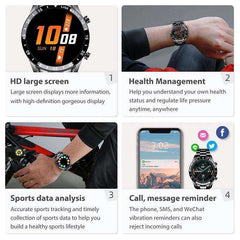 New Men IP68 Waterproof Sports Fitness Smart Watch for iOS Android - Awakening Aesthetics
