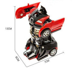 New One-key Automatic Transform Robot Funny Diecasts Plastic Model Car Kid Toys - Awakening Aesthetics