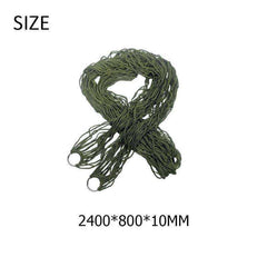 Nylon Hammock Yard Outdoor Travel Hanging Mesh Net Sleeping Bed - Awakening Aesthetics