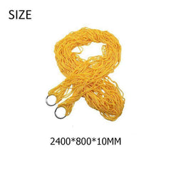 Nylon Hammock Yard Outdoor Travel Hanging Mesh Net Sleeping Bed - Awakening Aesthetics
