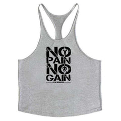 Men Anime Bodybuilding Cotton Stringer Tank Tops
