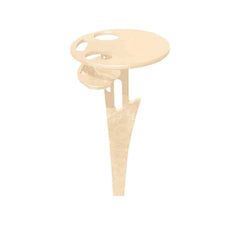 Portable Beer Wine Table with Foldable Round Desktop - Awakening Aesthetics