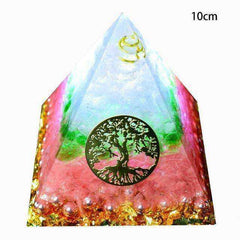 Radiation Protection Aura Awakening Orgone Crystal Pyramid