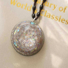 Flower Of Life Awakening Orgonite Crystal Pendant