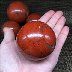 Natural Red Jasper Crystal Sphere