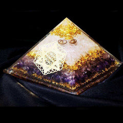 Constellation Astrology Alignment Awakening Crystal Orgonite Pyramid (13cm)