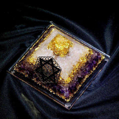 Constellation Astrology Alignment Awakening Crystal Orgonite Pyramid (13cm)