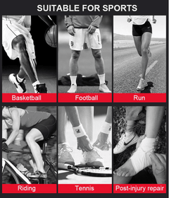Adjustable Elastic Ankle Sleeve Foot Bandage Anti-Sprain Support