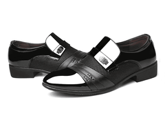 Luxury Men's Formal Dress Leather Flat Shoes