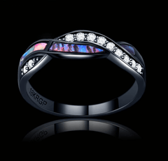 CZ Cross Vintage Wedding Ring For Women