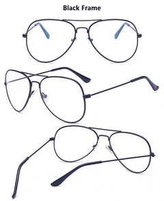 Aesthetic Aviator Blue Light Protecting Computer Glasses