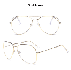 Aesthetic Aviator Blue Light Protecting Computer Glasses