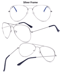 Aesthetic Aviator Blue Light Protecting Computer Glasses