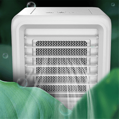 New Dual Tank Mini Portable Usb Air Conditioner Humidifier Purifier With 7 Color LED