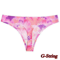 Sexy Seamless Flowers Print Slip Breathable Underwear For Women - Awakening Aesthetics