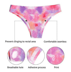 Sexy Seamless Flowers Print Slip Breathable Underwear For Women - Awakening Aesthetics