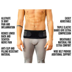Strong Style Pain Relief Pelvic Support Brace High Quality Belt - AWAKENING AESTHETICS