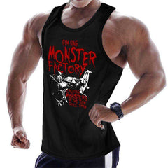Summer Men Cotton Casual Printed Bodybuilding Gym Fitness Workout Sleeveless Shirt - Awakening Aesthetics