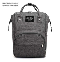 USB Design Waterproof Large Capacity Mummy Diaper Baby Care Pregnant Backpack - Awakening Aesthetics