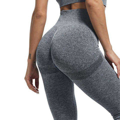 Slim High Waist Bubble Butt Push Up Seamless Fitness Women Leggings