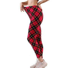 Women Comic Cartoon Printed High Stretch Punk Rock Leggings - Awakening Aesthetics