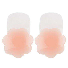 Women Invisible Breast Petals Reusable Lift Nipple Cover Sexy Backless Strapless Bra - Awakening Aesthetics