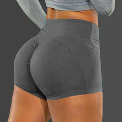 Women's Casual Elastic Skinny Buttocks Lifting Gym Fitness Sports Shorts - AWAKENING AESTHETICS