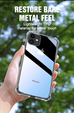 Transparent Shockproof Soft Silicone iPhone Case