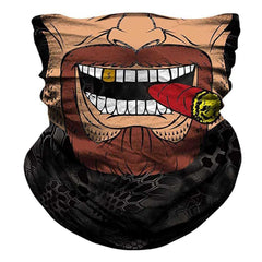 3d Seamless Neck Bandana Demon Vampire Skull Facemask